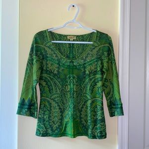 Vintage Green Top